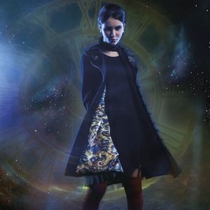 Doctor Who Tardis Coat with Van Gogh Pattern